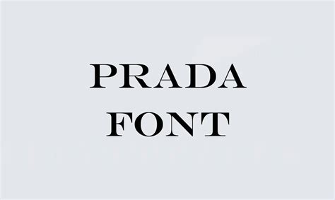 prada font meaning.